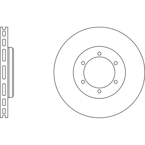 Apec blue brake disc front - apec,