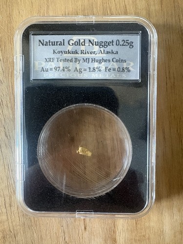 25g natural gold nugget - 0.25g,