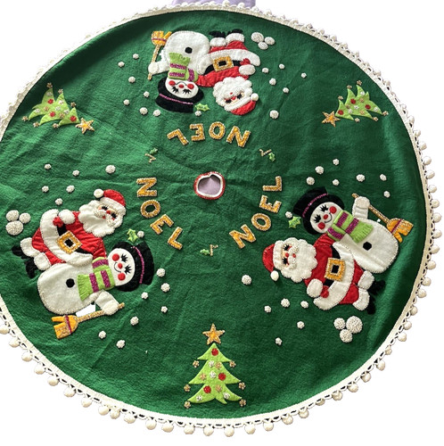 Vtg bucilla noel - felt, tree