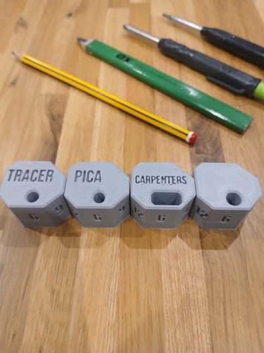 Pack block scribe marking - scribe,