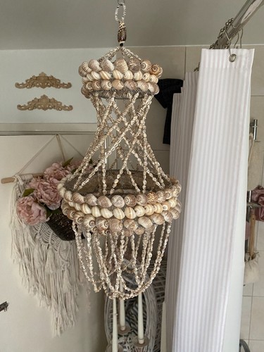 Vintage large shell light - shell,