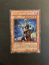 Yu-Gi-Oh! CT1-EN001 Total Defense Shogun (Limited Ed.) Secret Rare, LIGHT PLAY