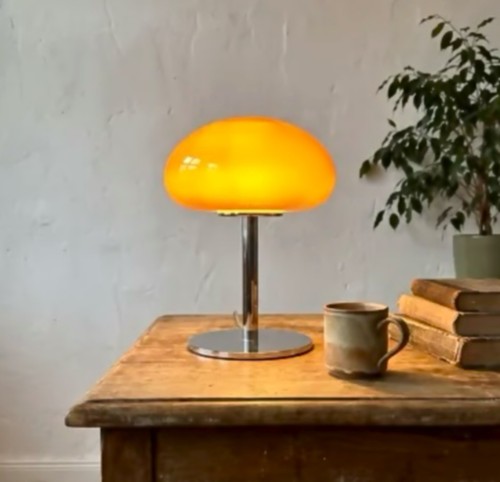 Glass lamp bauhaus guzzini - lamp,