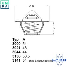 THERMOSTAT COOLANT 3021.92D50