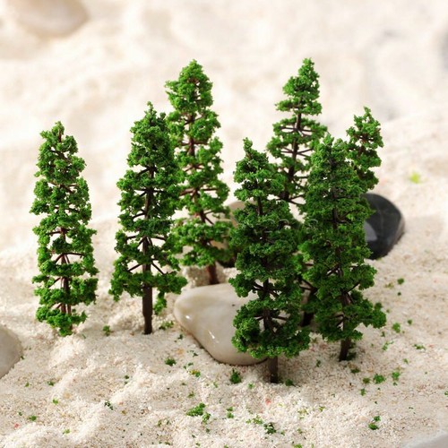 10pcs 9cm pine trees model - 9cm,