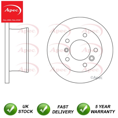 Brake disc rear apec fits - brake,