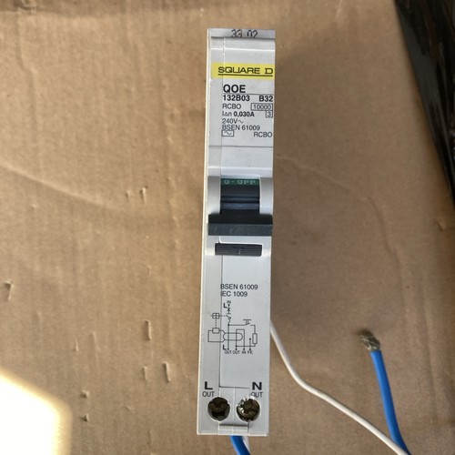 Square qoe132b03 qoe rcbo - d, 32