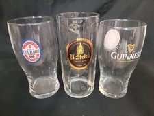 Set of 3 glasses from UK and