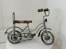 Large Model 1970s CHOPPER Bicycle Novelty Ornament Retro Push Bike Wood Metal