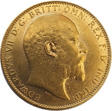 1909-C King Edward VII Gold Sovereign (Ottawa / Canada)