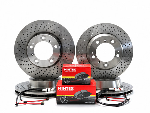 Front rear drilled brake - rear, discs