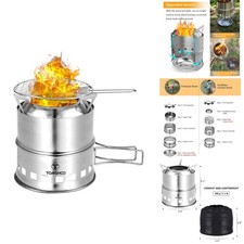 Portable Stainless Steel Wood