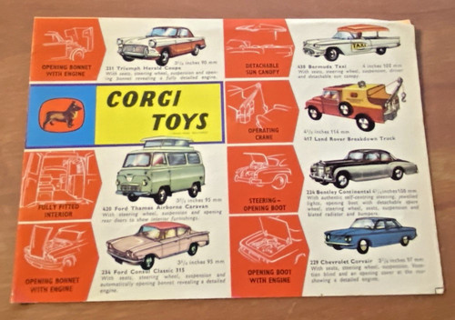 Corgi toys catalog - undated,