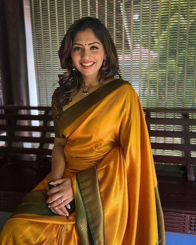 Kanjeevaram style soft silk - kanjeevaram,