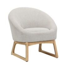 Light Neutral Boucle Cosy Occasional Accent Chair Tofta Ex Display Boxed *Marks