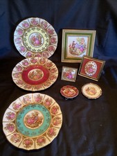 3 X Limoges Fragonard Plates ~