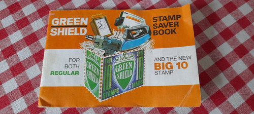 Vintage green shield stamps - green,