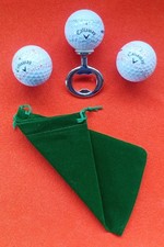 Golf Ball Bottle Opener + 2