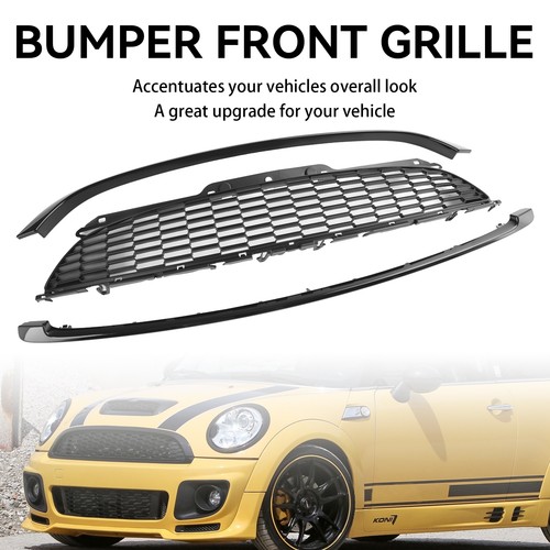 3pcs gloss black - gloss, front
