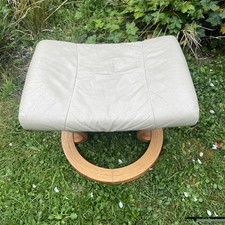 Cream Leather Ekornes