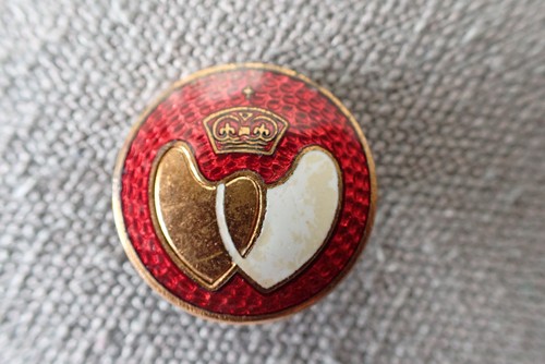Vintage pin badge blood donor - blood,