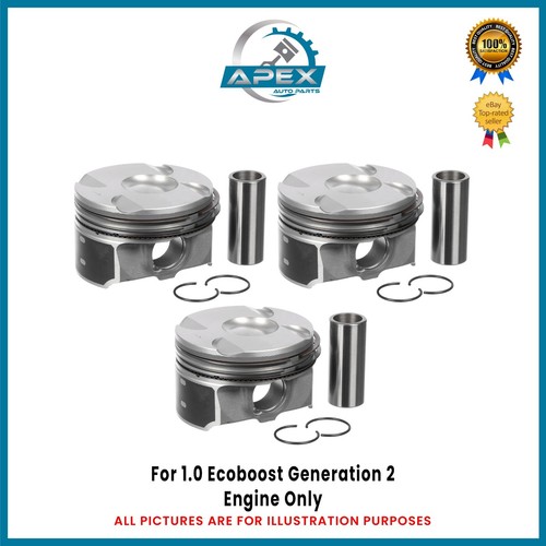 Piston with rings for ford - piston,