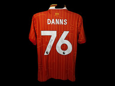 Jayden Danns Signed 2024/25 Liverpool Football Shirt COA