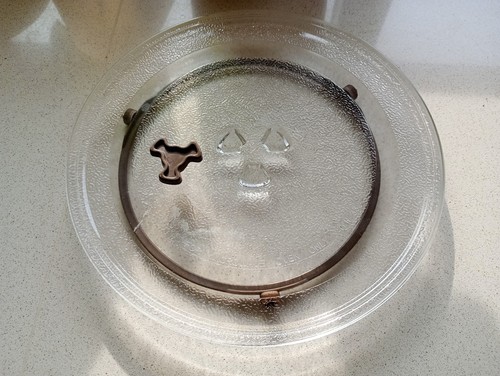 Microwave turntable plate - , and