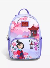 Disney Loungefly Mulan Magnolia Floral Ancestors Gazebo Mini Backpack NWT RARE