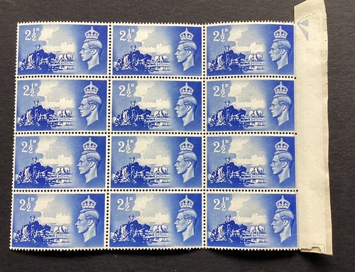 12x 1948 stamps channel - 12x, 2½d
