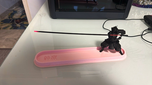 Black plastic samurai action - plastic,