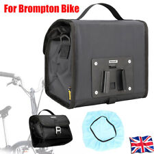 Bike Front Bag Basket Bag Front Rack Pack Carrier Bag Foldable For Brompton Bike