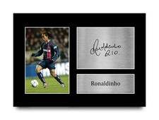 Ronaldinho PSG Framed Gift