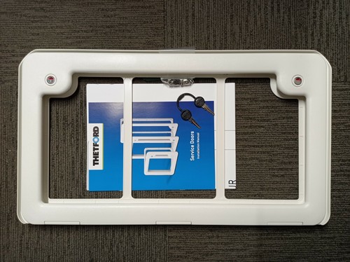 Thetford service door white - door, 4