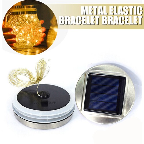 Solar mason jar cover led - mason,
