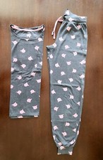 Mark and Spenser Percy Pig PJS Set UK  6 / EU 34 Top & Bottom