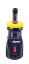 Rolson 12 in 1 Stubby Screwdriver Ratchet Action Screwdriver - 28402