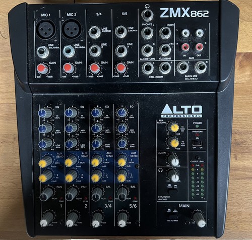 Alto zephyr zmx862 channel - 6,