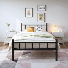 zizin Twin-XL Size Metal Bed