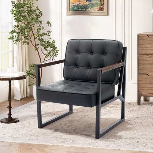 Modern faux leather accent - modern,
