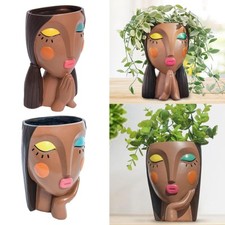 Head Planter Face Flower Pot