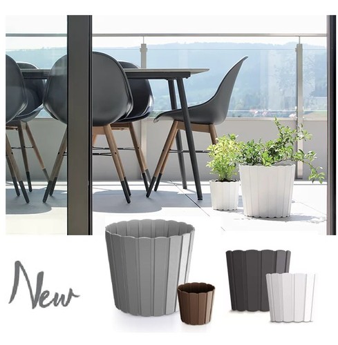 Round flower pot indoor - flower,
