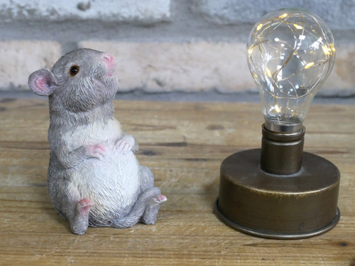 Quirky cute resin fat grey - fat,