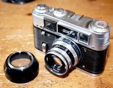 FED-4 Rangefinder 35mm Camera with 53mm f/2.8 Film  Soviet Vintage Manual Focus
