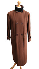Vintage brown 80% wool COAT UK