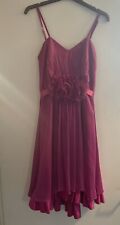 Ladies Charas Pink Occasion Dress Size 12