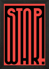 Stop War Poster Framed Wall