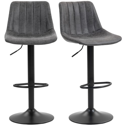 Homcom bar stools set - bar, 2