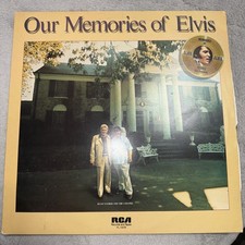 ELVIS PRESLEY OUR MEMORIES OF ELVIS ORIGINAL 1979 RCA RECORDS VINYL LP