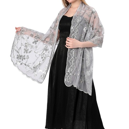 Comfortable shawl embroidered - comfortable,